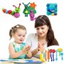 20 pièces Dough Tools D'accessoires de Jouet de Pâte de