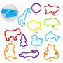 Outils de Pâte À Modeler Play doh Moules Kit pour Argile Pâte à Modeler, 20 pièces Dough Tools D'accessoires de Jouet de Pâte de