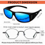 KANASTAL Surlunettes de Soleil Polarisées pour Homme et Femme, Lunettes de Soleil UV400 pour Cyclisme Tennis Vélo Moto