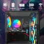 STGsivir PC Gamer Fixe,Ordinateur Gaming,Radeon RX 580 16Go, Core i5-9400F jusqu'à 4.1GHz, 16Go DDR4 RAM, 512Go SSD, 600M WiFi, 