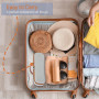 RAIACE Étui de Rangement Rigide Compatible avec Le Sac de Transport de Voyage du lisseur Dyson Airstrait. (Étui Uniquement)-Gris