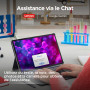 Lenovo Idea Tab Pro - Tablette Tactile, IA intégrée 12.7'' 3K, 144Hz (MediaTek Dimensity 8300, 8Coeurs, RAM 8Go, UFS 4.0 128Go, 