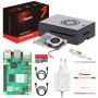iRasptek Raspberry Pi 5 Kit de démarrage 8Go - Édition OS-Bookworm de 128Go préinstallée (boîtier Aluminium)
