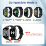 BDIG Métal Bracelet Compatible avec Xiaomi Redmi Watch 5/4/Xiaomi Mi Band 9 Pro, Bracelet en Acier Inoxydable Remplacement Compa