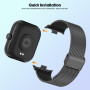 BDIG Métal Bracelet Compatible avec Xiaomi Redmi Watch 5/4/Xiaomi Mi Band 9 Pro, Bracelet en Acier Inoxydable Remplacement Compa