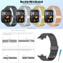 BDIG Métal Bracelet Compatible avec Xiaomi Redmi Watch 5/4/Xiaomi Mi Band 9 Pro, Bracelet en Acier Inoxydable Remplacement Compa