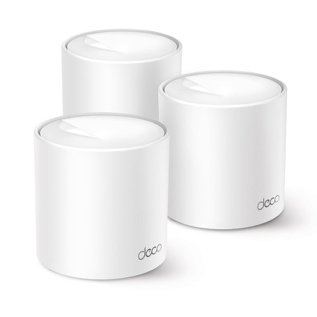 TP-Link Deco WiFi 6 Mesh AX1500Mbps Deco X1500(3-Pack), Système WiFi 6 pour Toute la Maison, Couverture de 520㎡, Installation Fa