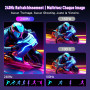 Amzfast Ecran Pc Gamer Incurvé 34 Pouces, 240Hz, UWQHD 3440x1440 (21:9), 1 ms MPRT, Eyes Care, sRGB 130%, Adaptive Sync, HDR, HD