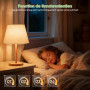 Kimjo Ampoule E27 Led, RGB Ampoule Rechargeable avec Telecommande Sans Fil Dimmable, 7W, 2000mAh, USB C Batterie LED avec Foncti