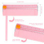 Massicot, DIYCUT Coupe Papier Portable, Outils Remplaçable Lame Rogneuse Papier, Massicot Scrapbooking avec Protection de Sécuri