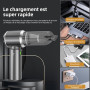 NVKHG Aspirateur à Main, 25000Pa Aspirateur à Main sans Fil, Aspirateur de Voiture à 3 Vitesses avec Moteur sans Brosse, Mini As