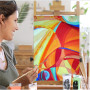Zenacolor Peinture Acrylique 120ml, Kit de 24 Tubes Couleurs, Grand Format, Peinture pour Bois, Toiles - Loisir Créatif Adulte