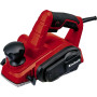 Einhell Rabot électrique TC-PL 750 (750 W, Largeur de rabotage 82 mm, Prise en main sûre et confortable) Livré avec une butée pa
