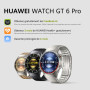 HUAWEI Watch GT6 Pro 46mm Montres connectées + Freebuds 6i Noir Écran AMOLED de 1,47 Pouce, Jusqu'à 21 Jours d'autonomie, Cyclis