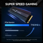 fanxiang 1To SSD NVMe M.2 PCIe Gen4x4 avec Dissipateur Thermique Jusqu'à 7100Mo/s en Lecture - SSD Interne 1 to Compatible avec 