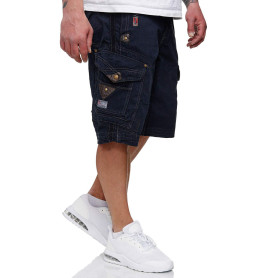 Geographical Norway Short Cargo pour Hommes Perle avec Ceinture Geographical Norway Short Cargo pour Hommes Perle avec Ceinture