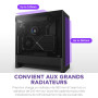 NZXT H5 Flow - Boîtier de PC Gaming Compact Moyen Tour ATX - Flux d'air élevé - 2 × Ventilateurs de 120 mm Inclus - Support de r