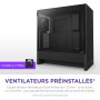 NZXT H5 Flow - Boîtier de PC Gaming Compact Moyen Tour ATX - Flux d'air élevé - 2 × Ventilateurs de 120 mm Inclus - Support de r