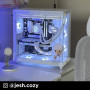 NZXT H6 Flow | CC-H61FB-01 | Boîtier Moyen-Tour Compact Double Chambre Airflow | Panneaux panoramiques en Verre | Panneaux Airfl
