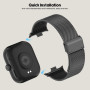WindRen Métal Bracelets Compatible avec Xiaomi Watch, Acier Inoxydable en Métal pour Redmi Watch 4 / Mi Band 8 Pro