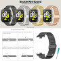 WindRen Métal Bracelets Compatible avec Xiaomi Watch, Acier Inoxydable en Métal pour Redmi Watch 4 / Mi Band 8 Pro