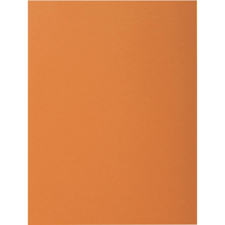 EXACOMPTA Paquet de 100 sous-chemises Rock's en carte 80 g, coloris havane