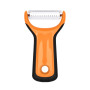 OXO Good Grips – Éplucheur de préparation pour juliennes - Éplucheur en inox - Orange et noir