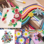 Syzopq Papier pour Quilling kit Complet Kit de quilling de papier pour débutants, outils de quilling, kit de démarrage de quilli