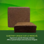 Control Garden Substrat en fibre de coco 5 kg 80 l | Engrais végétaux 100 % naturel pour potagers, terrariums et cultures | Subs