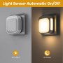 Veilleuse Prise Electrique, Lot de 2 Veilleuses LED avec Capteur de Crépuscule, Luminosité réglable, Veilleuse Enfant pour Chamb
