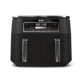 Ninja Foodi Dual Zone Air Fryer numérique, 2 tiroirs, 7,6L, 4-en-1, sans huile, Friture à air, Max Crisp, Rôtissage, Réchauffage Ninja Foodi Dual Zone Air Fryer numérique, 2 tiroirs, 7,6L, 4-en-1, sans huile, Friture à air, Max Crisp, Rôtissage, Réchauffage