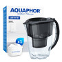 AQUAPHOR Carafe filtrante Amethyst avec 1 Filtre Maxfor+ 200L - 2,8 L - Noir