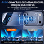 UniqueMe pour iPhone 17 Pro Max Caméra Arrière Protecteur - Ultra HD Caméra Protection, 9H Dureté, Ultra Résistant Film Verre Tr