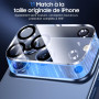 UniqueMe pour iPhone 17 Pro Max Caméra Arrière Protecteur - Ultra HD Caméra Protection, 9H Dureté, Ultra Résistant Film Verre Tr