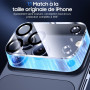 UniqueMe pour iPhone 17 Pro Max Caméra Arrière Protecteur - Ultra HD Caméra Protection, 9H Dureté, Ultra Résistant Film Verre Tr