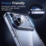 UniqueMe pour iPhone 17 Pro Max Caméra Arrière Protecteur - Ultra HD Caméra Protection, 9H Dureté, Ultra Résistant Film Verre Tr