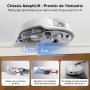 roborock Qrevo Curv 2 Pro Robot Aspirateur Laveur avec Station 3.0, 25000 Pa, Lavage à l'eau Chaude à 100 °C, Double Anti-enchev