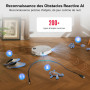 roborock Qrevo Curv 2 Pro Robot Aspirateur Laveur avec Station 3.0, 25000 Pa, Lavage à l'eau Chaude à 100 °C, Double Anti-enchev
