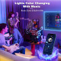 Ruban LED, 30M(2*15M) Led Chambre Flexible Bluetooth App Contrôle, RGB Bande LED, Synchroniser avec Rythme de Musique Led Strip,