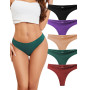 VOENXE String Coton, Tanga Sport Culotte Feminin Sexy Chic, Underwear Cotton Thong, sous-vêtements Féminins Stretch, Slips Simpl