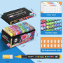 NICETY Set de 264 Feutres Acryliques à Pointe Pinceau - Marqueurs Peinture à l'Eau Multi-Supports pour Pierre, Bois, Céramique, 