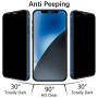 MAYtobe 2 Pièces Verre Trempé Anti Espion pour iPhone 12 avec 2 Pièces Caméra Arrière Protecteur, Film Protection écran Confiden