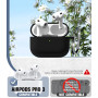 Seltureone Coque pour AirPods Pro 3 (2025) avec Porte-clés et Kit de Nettoyage, [LED Avant Visible] Protection Case en Silicone 