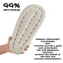 Calish Chaussons Antidérapants pour Homme Femme Pantoufles de Douche Très Léger Semelle Épaisse Amorti Soft Tongs Sandales- pour