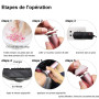 Râpe à Pieds Pédicure Electrique Anti-callosité Lime Pieds Electrique pour Corne (Vitesse Réglable) avec 60 Tampons de Remplacem