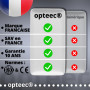 opteec® - Câble Fibre Optique Blindé - 20M - ORANGE/SFR/BOUYGUES/SOSH/RED by SFR - Rallonge/Jarretière - SC-APC à SC-APC Renforc