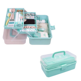 Craftelier - Boîte à outils en plastique | Boîtes de rangement en plastique avec compartiments | Organisateur de médicaments et  Craftelier - Boîte à outils en plastique | Boîtes de rangement en plastique avec compartiments | Organisateur de médicaments et