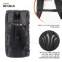 OURHZTB Sac de transport portable pour haut-parleur JBL PARTYBOX 320, accessoires de haut-parleurs Bluetooth, étui de protection