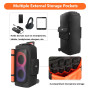 EUGOOCX Housse anti-poussière pour haut-parleur portable JBL PartyBox 310/PartyBox Stage 320, housse de protection avec poches p