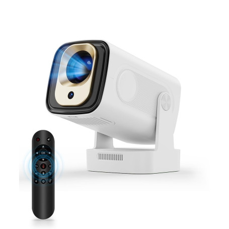 Magcubic Vidéoprojecteur 4K, Mini Projecteur Portable Android Rétroprojecteur avec WiFi6 BT5.4, Rotation 180° Projecteur Video C